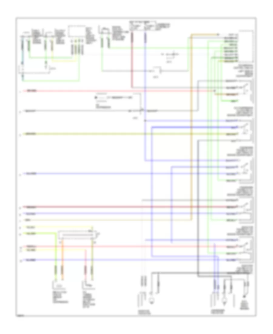 2.0L, AC Wiring Diagram, AT (2 of 2) for Dodge Avenger 1997