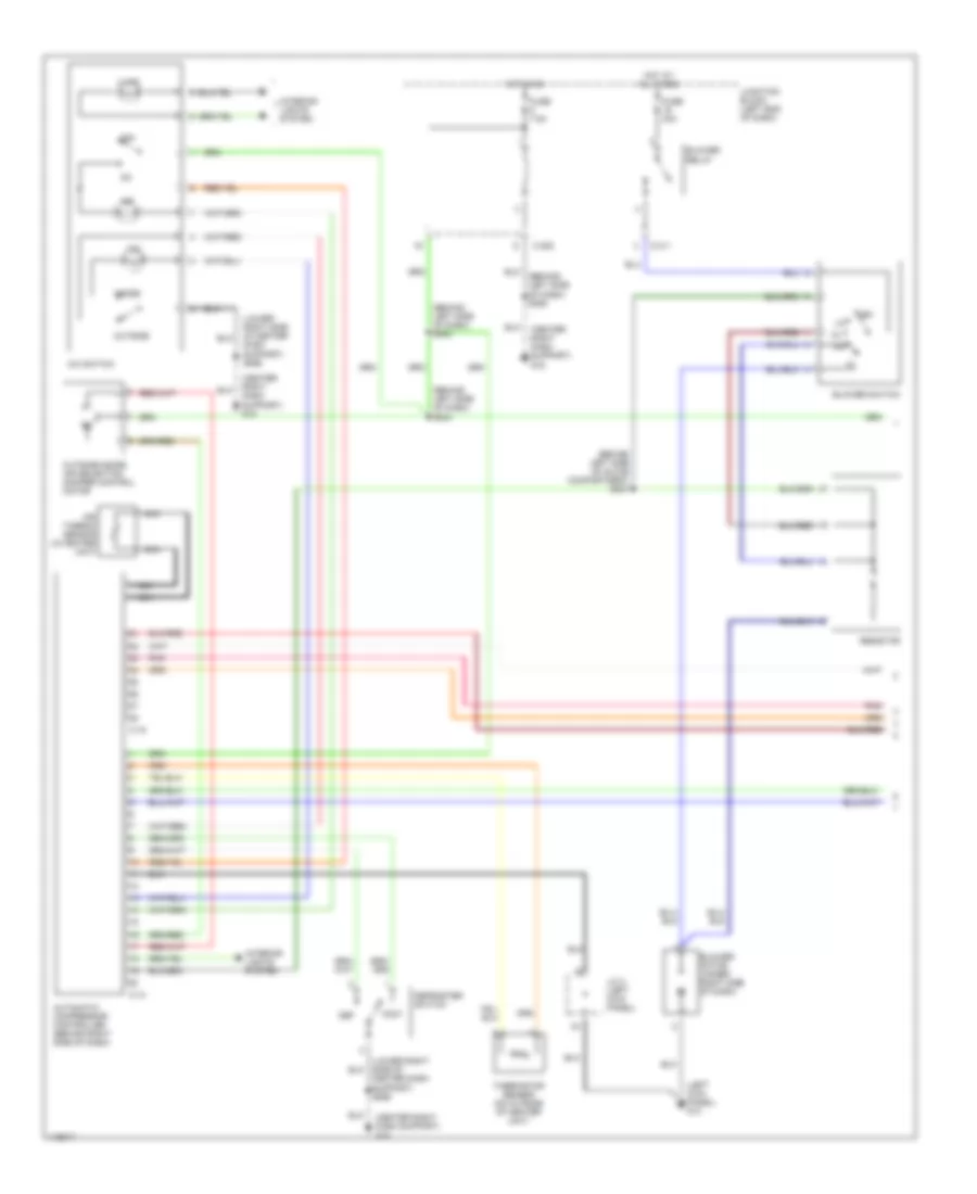 3.0L, Manual AC Wiring Diagram (1 of 2) for Dodge Stratus RT 2002