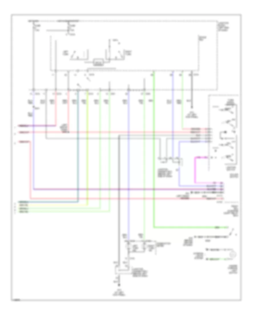 Exterior Lamps Wiring Diagram 2 of 2 for Dodge Stratus R T 2002