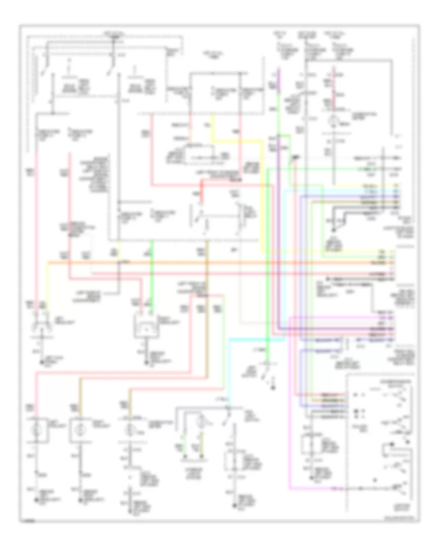Headlight Wiring Diagram with DRL for Dodge Stratus R T 2002