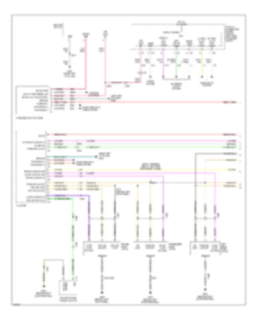 Anti theft Wiring Diagram 1 of 2 for Dodge Caliber Mainstreet 2011