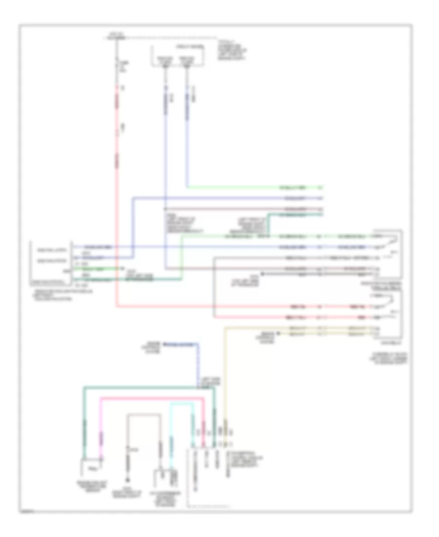 Cooling Fan Wiring Diagram for Dodge Caliber Mainstreet 2011