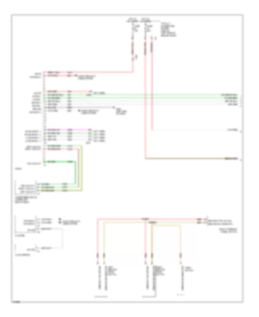 Radio Wiring Diagram 1 of 2 for Dodge Caliber Mainstreet 2011