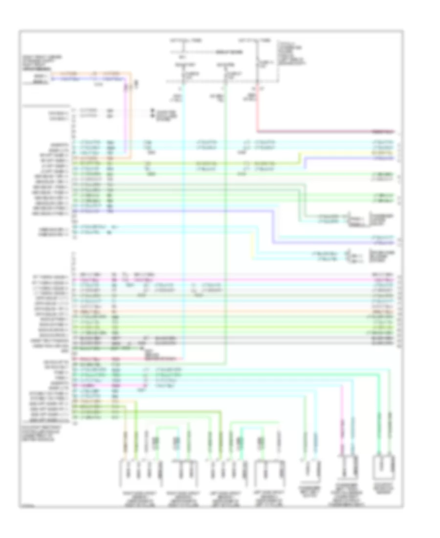 Supplemental Restraints Wiring Diagram 1 of 2 for Dodge Caliber Mainstreet 2011