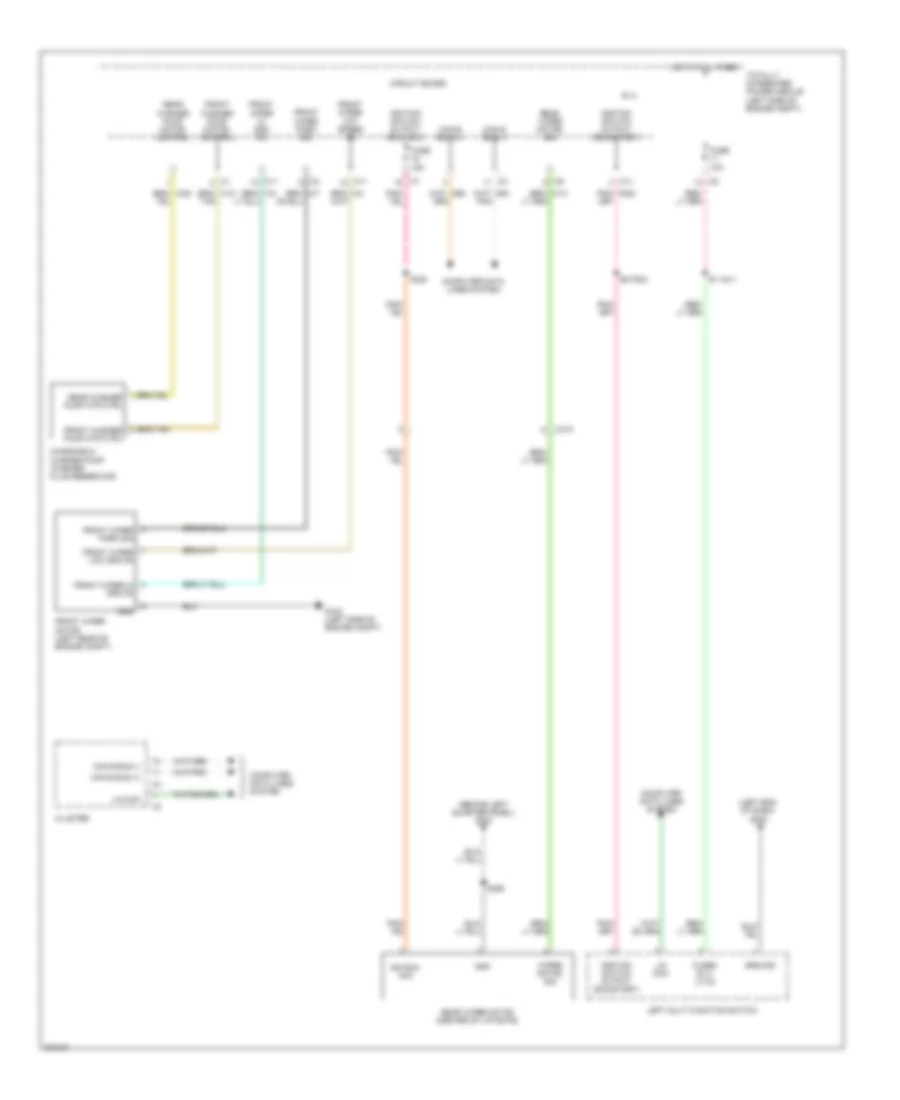 WiperWasher Wiring Diagram for Dodge Caliber Mainstreet 2011