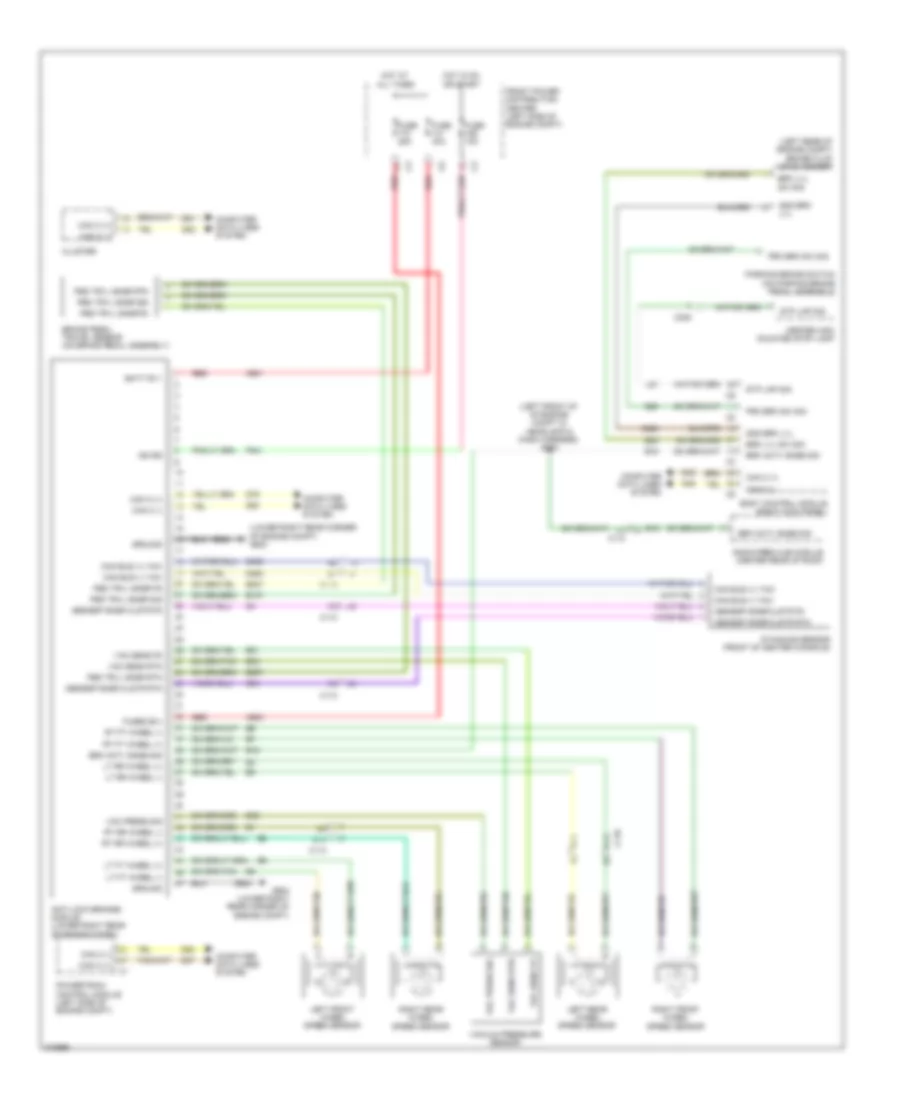 Anti lock Brakes Wiring Diagram for Dodge Journey R T 2011