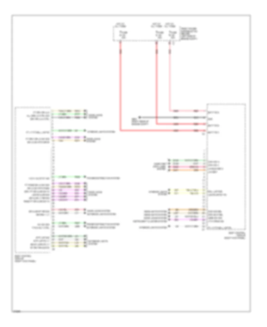 Body Control Module Wiring Diagram 2 of 2 for Dodge Journey R T 2011