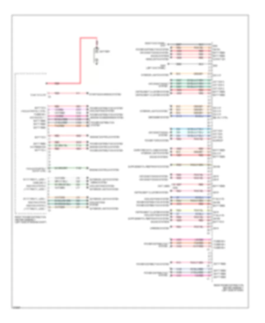 PDC Assembly Wiring Diagram 2 of 3 for Dodge Journey R T 2011