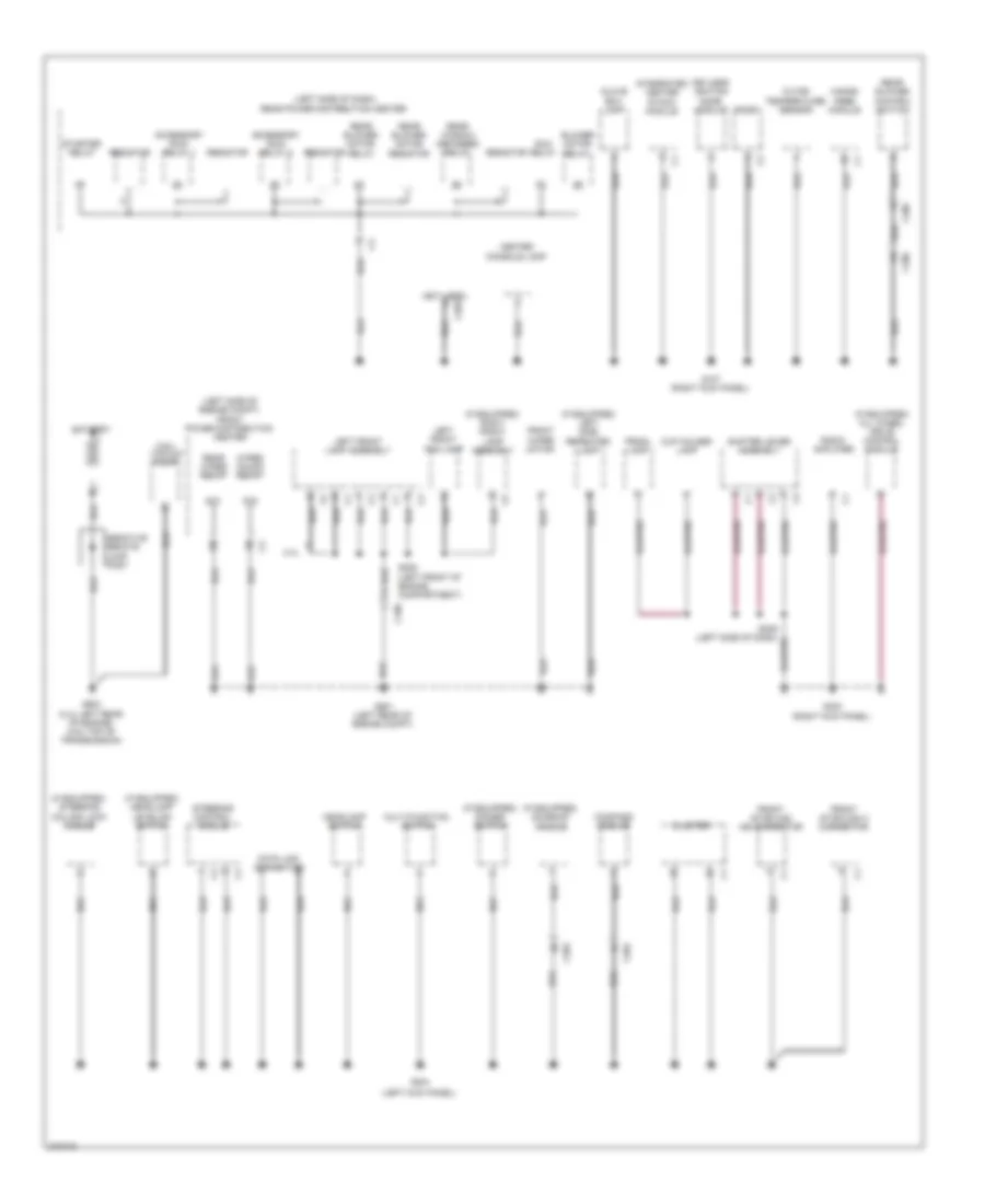 Ground Distribution Wiring Diagram 1 of 3 for Dodge Journey R T 2011