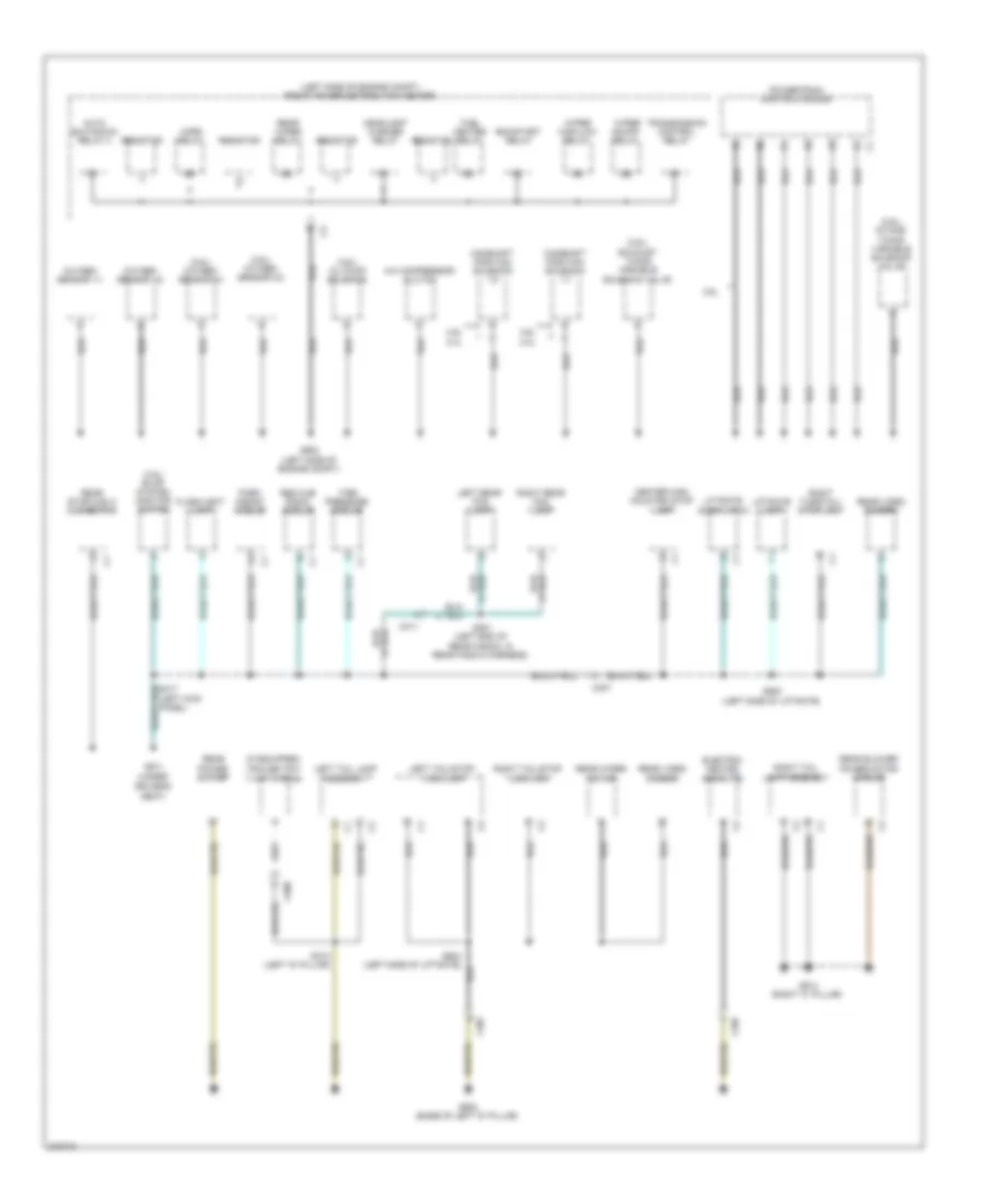 Ground Distribution Wiring Diagram 3 of 3 for Dodge Journey R T 2011