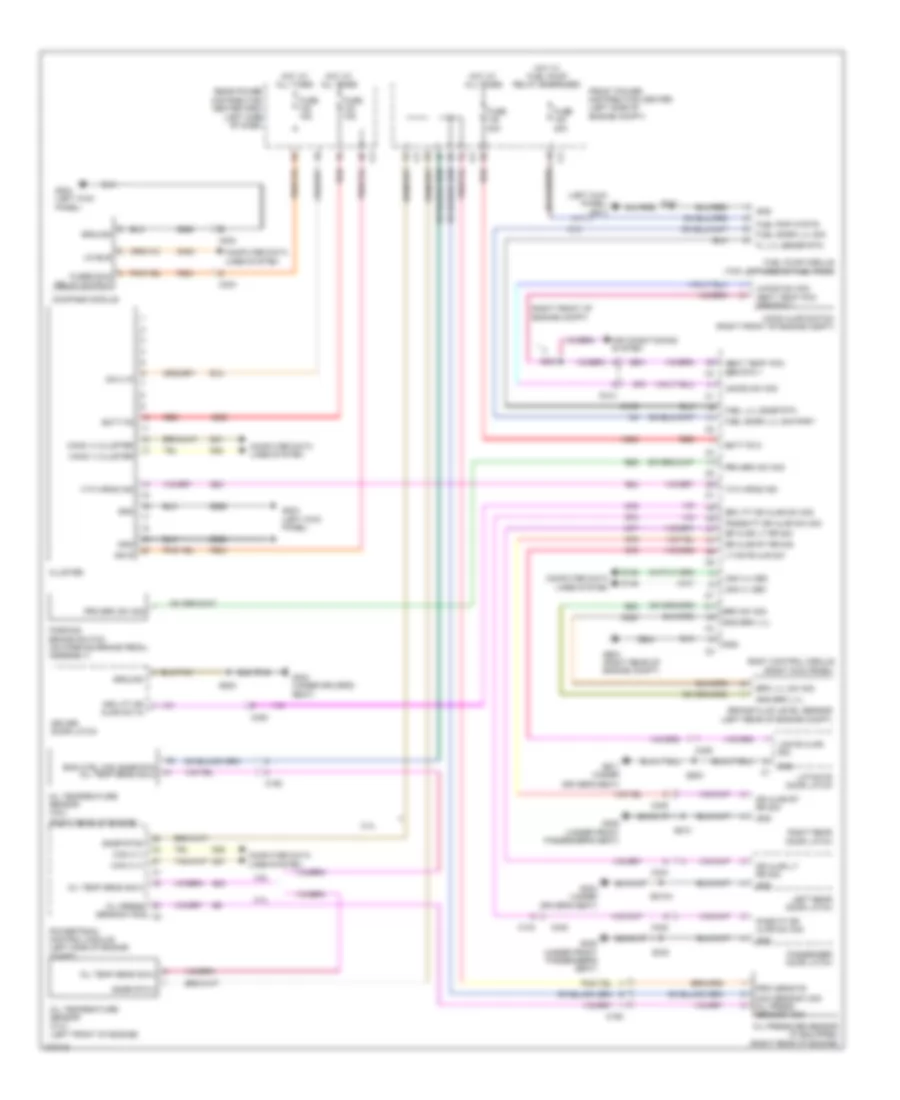 Instrument Cluster Wiring Diagram for Dodge Journey RT 2011