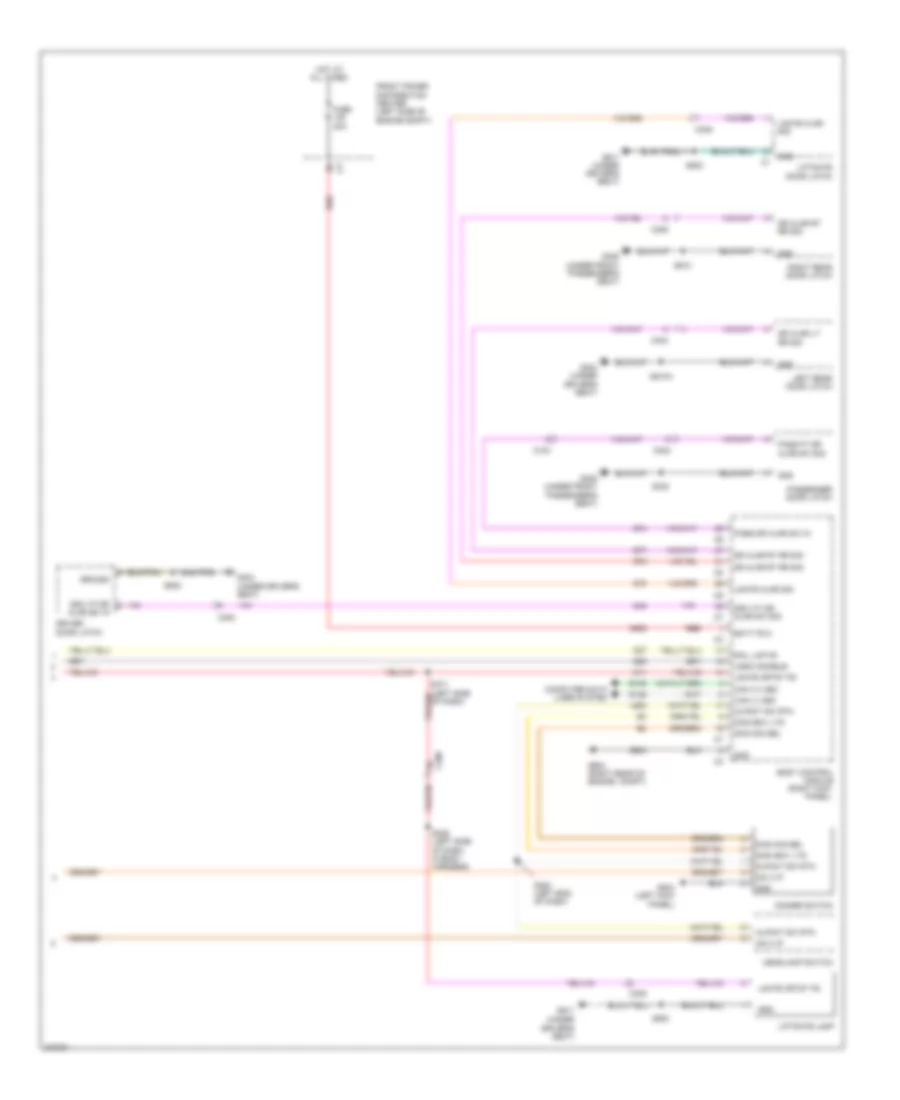 Interior Lights Wiring Diagram 2 of 2 for Dodge Journey R T 2011