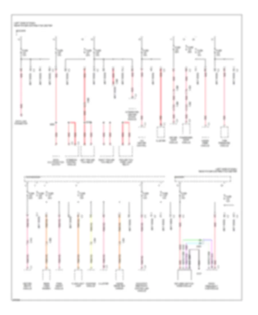 Power Distribution Wiring Diagram 4 of 4 for Dodge Journey R T 2011