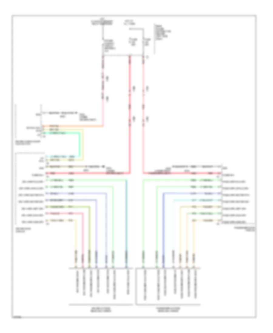 Power Mirrors Wiring Diagram for Dodge Journey R T 2011