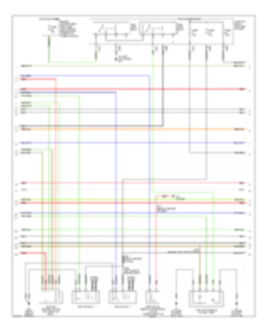 2.4L, Engine Performance Wiring Diagram, with AT (2 of 5) for Dodge Stratus ES 2004