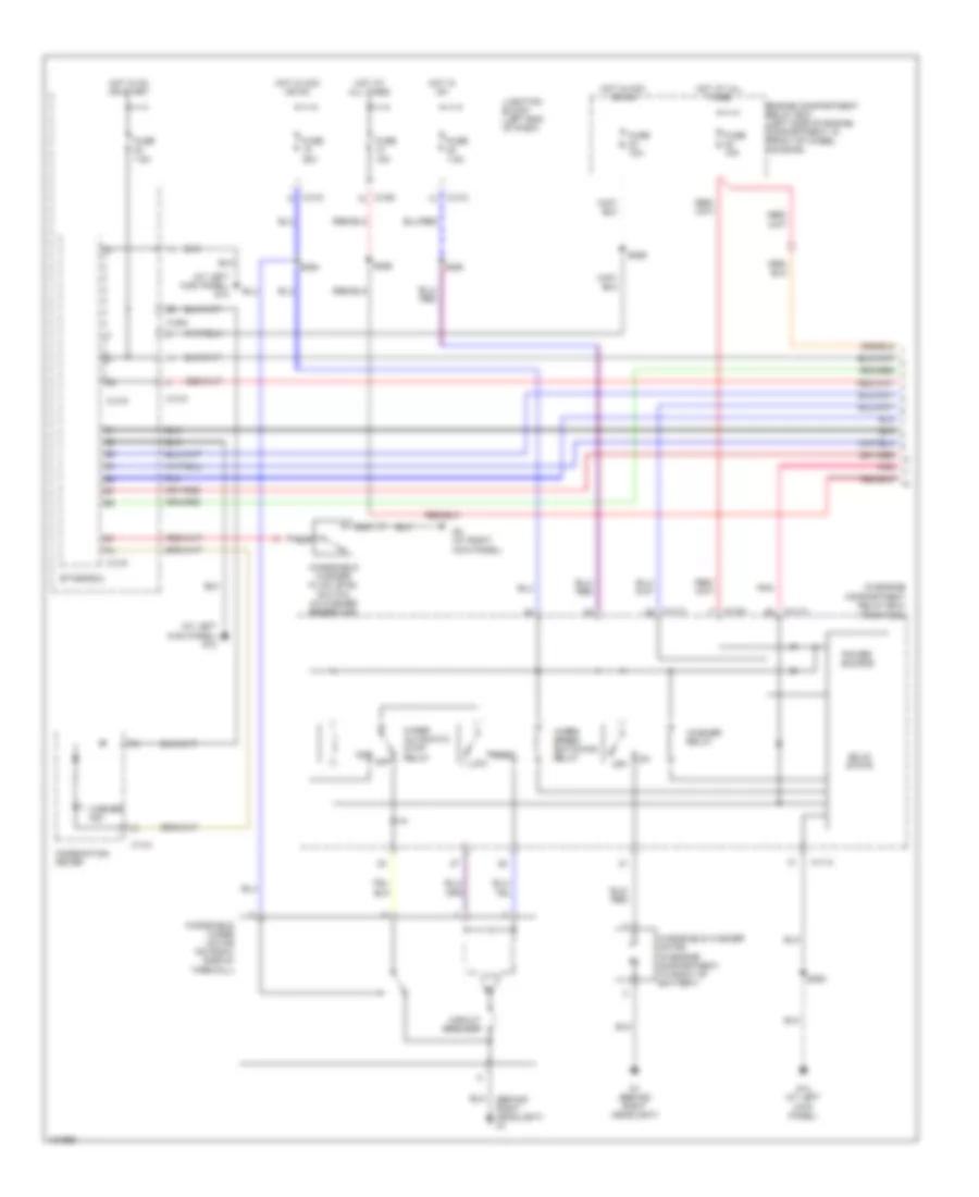 Wiper Washer Wiring Diagram 1 of 2 for Dodge Stratus ES 2004