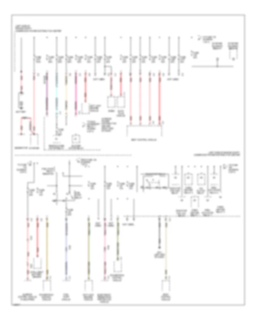 Power Distribution Wiring Diagram 1 of 4 for Dodge Journey SE 2014