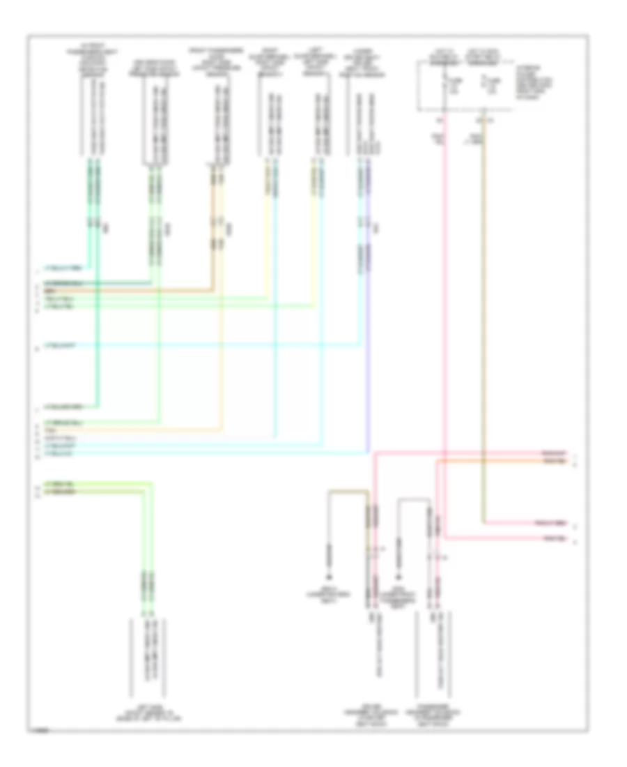 Supplemental Restraints Wiring Diagram (2 of 3) for Dodge Journey SE 2014