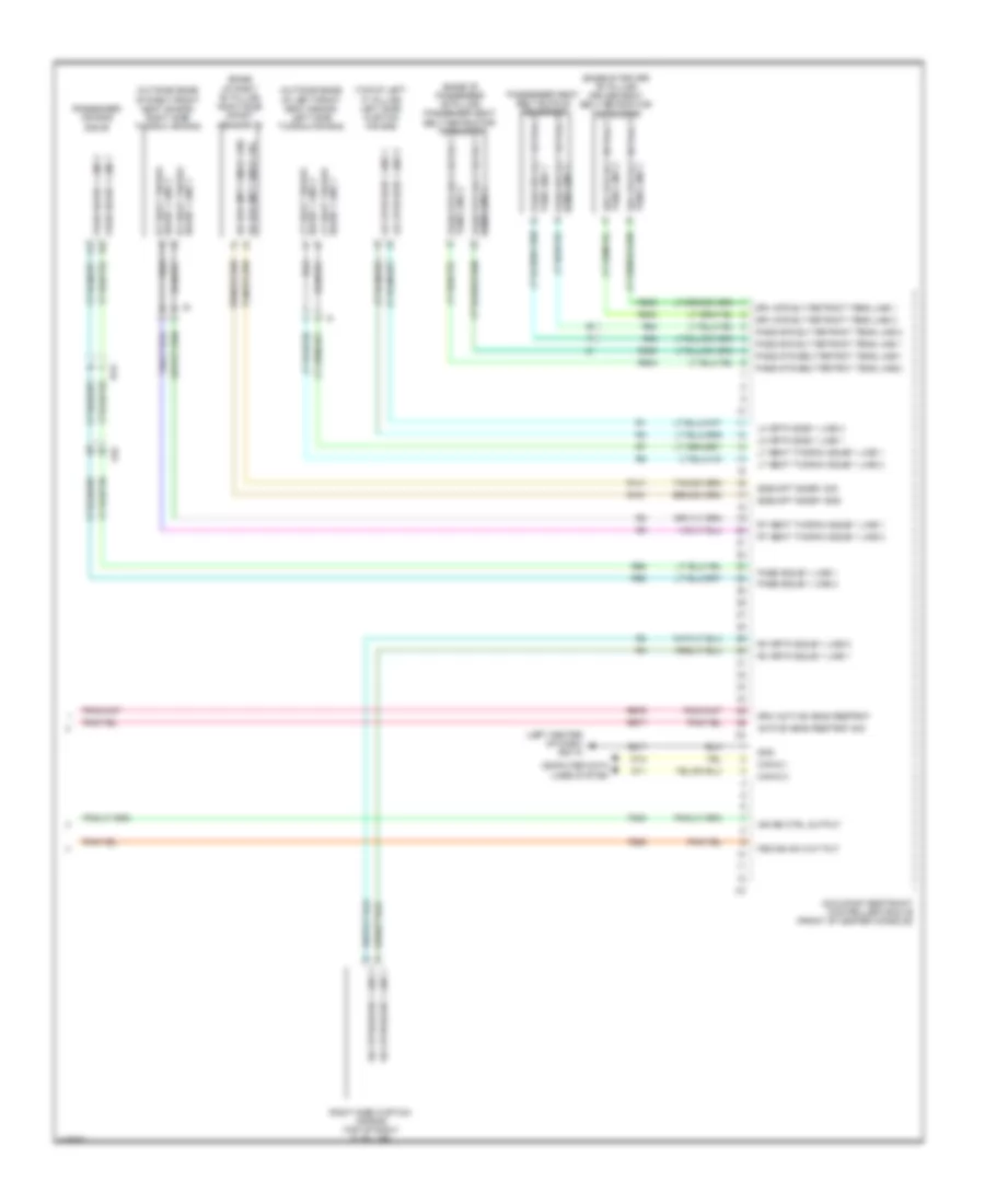 Supplemental Restraints Wiring Diagram (3 of 3) for Dodge Journey SE 2014