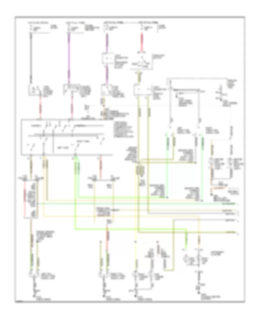 Exterior Lamps Wiring Diagram 1 of 2 for Dodge Cab  Chassis R1997 2500
