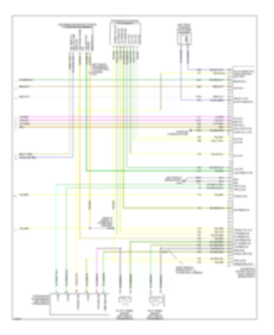 3.7L, Engine Performance Wiring Diagram (5 of 5) for Dodge Nitro Detonator 2011