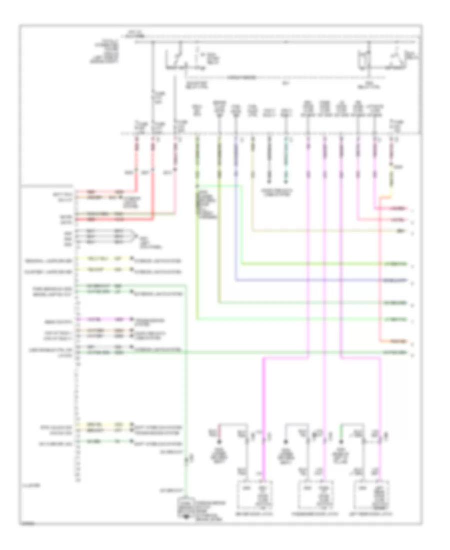 Instrument Cluster Wiring Diagram 1 of 2 for Dodge Nitro Detonator 2011