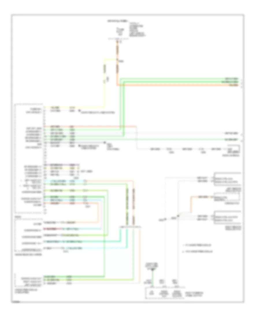 Radio Wiring Diagram 1 of 2 for Dodge Nitro Detonator 2011