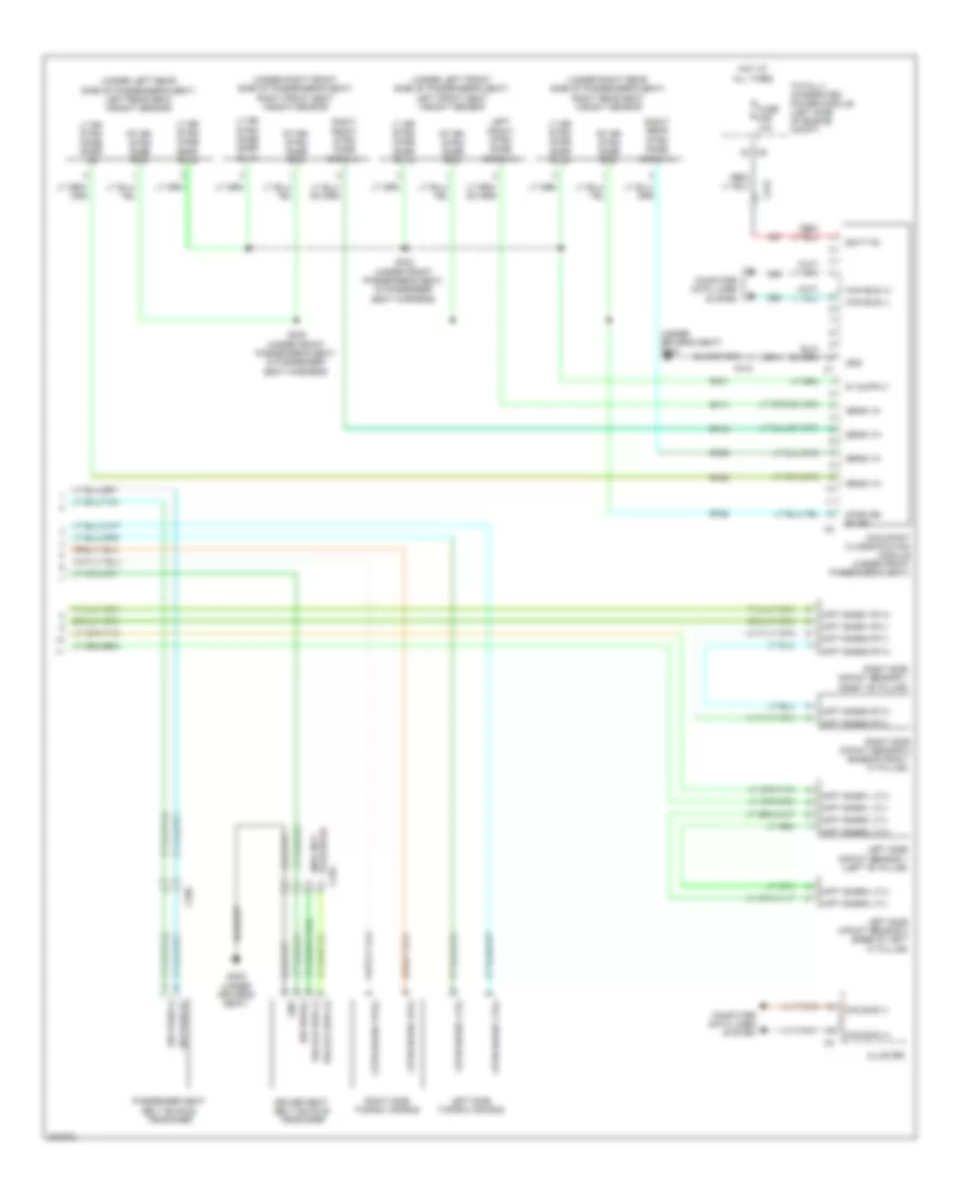 Supplemental Restraints Wiring Diagram 2 of 2 for Dodge Nitro Detonator 2011