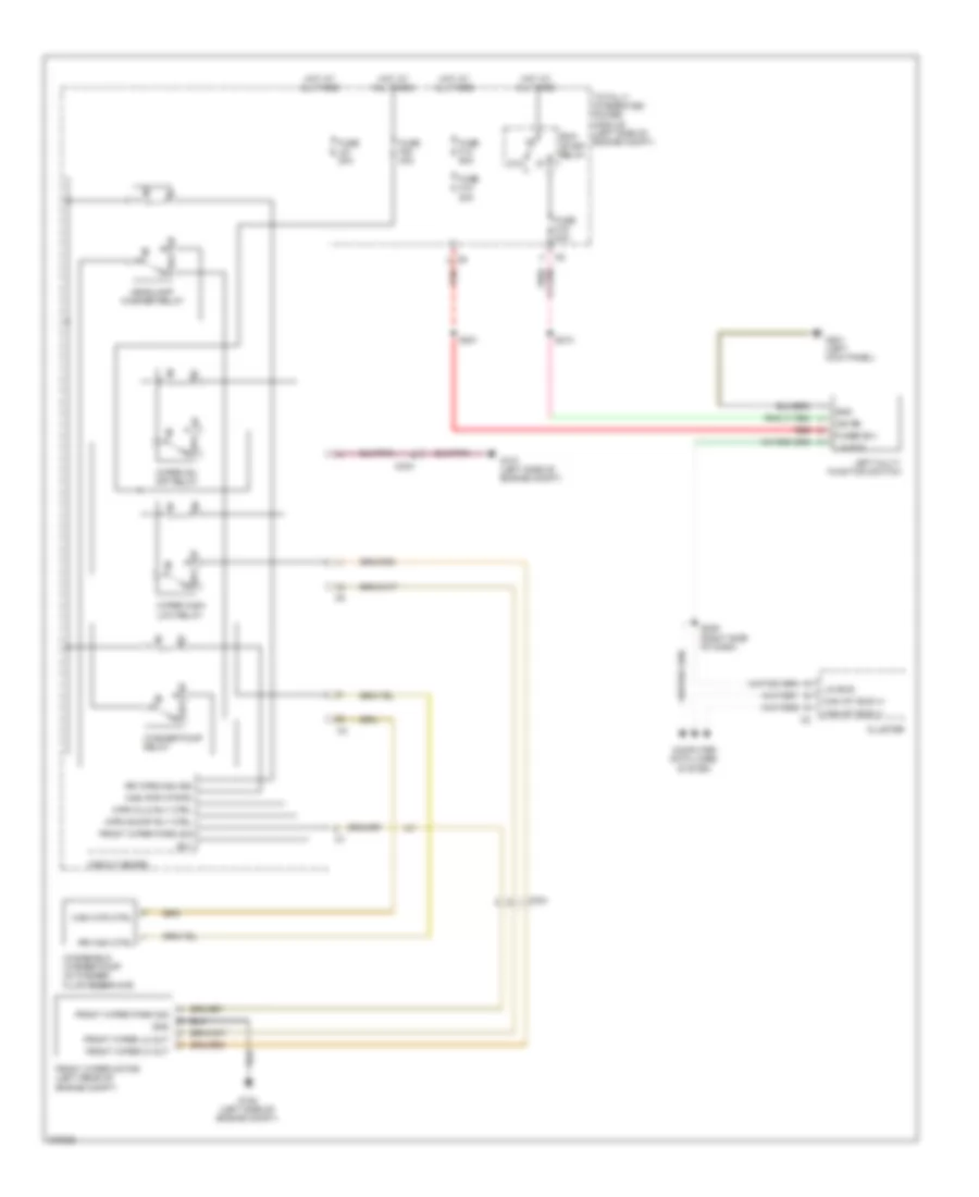 Front Wiper Washer Wiring Diagram for Dodge Nitro Detonator 2011