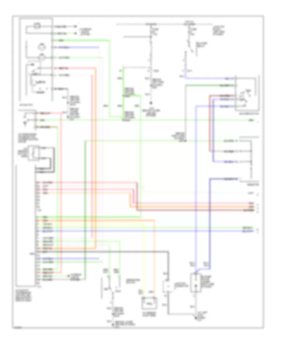 3.0L, Manual AC Wiring Diagram (1 of 2) for Dodge Stratus RT 2004