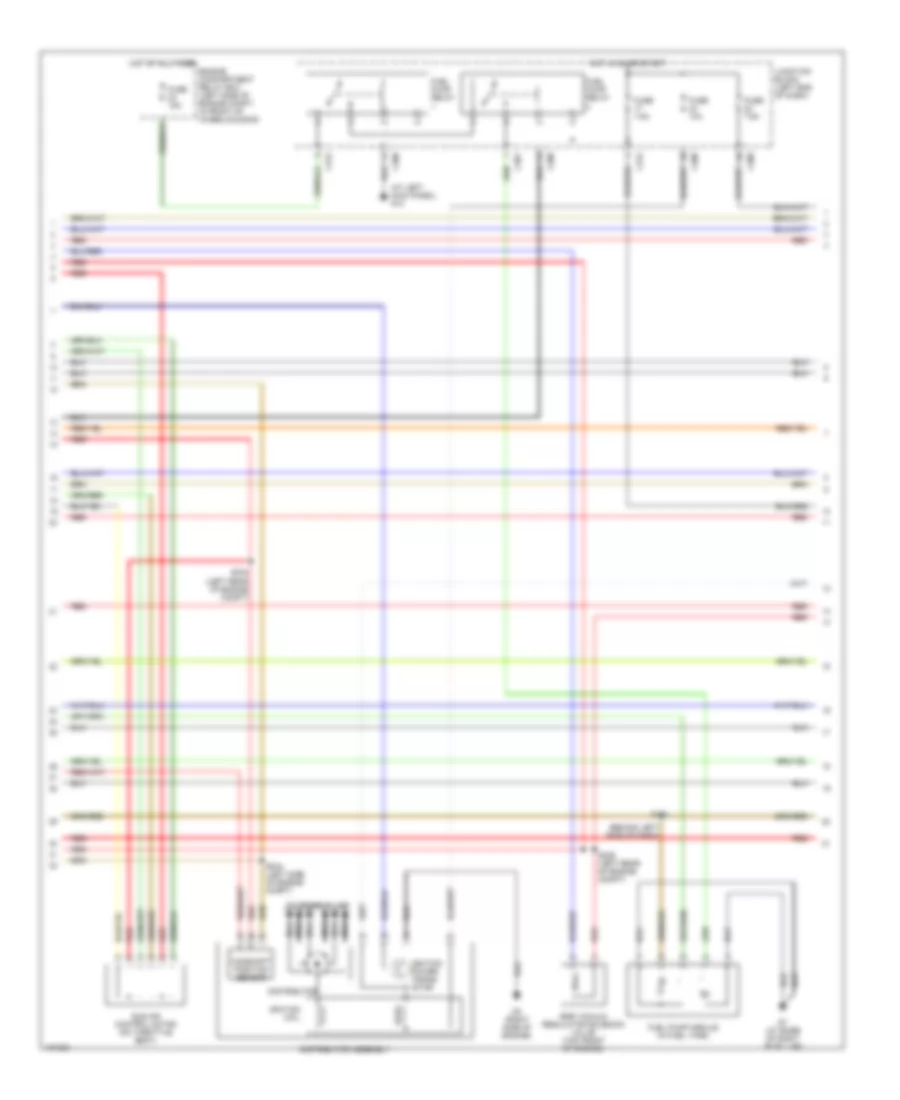 3.0L, Engine Performance Wiring Diagram, without Autostick (2 of 5) for Dodge Stratus RT 2004
