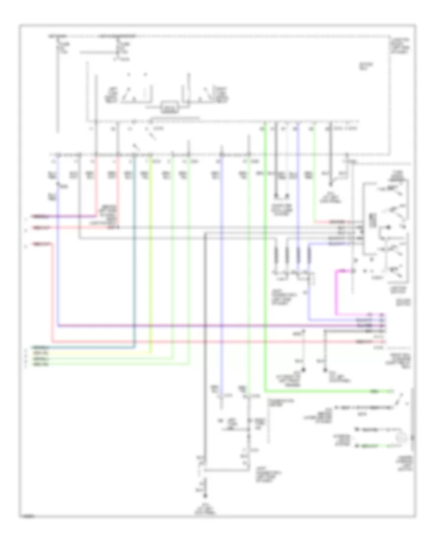 Exterior Lamps Wiring Diagram 2 of 2 for Dodge Stratus R T 2004