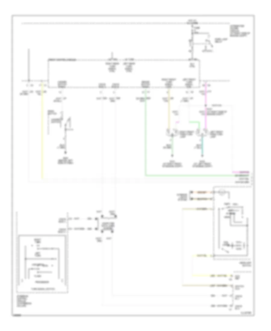 Exterior Lamps Wiring Diagram (1 of 2) for Dodge Magnum RT 2006