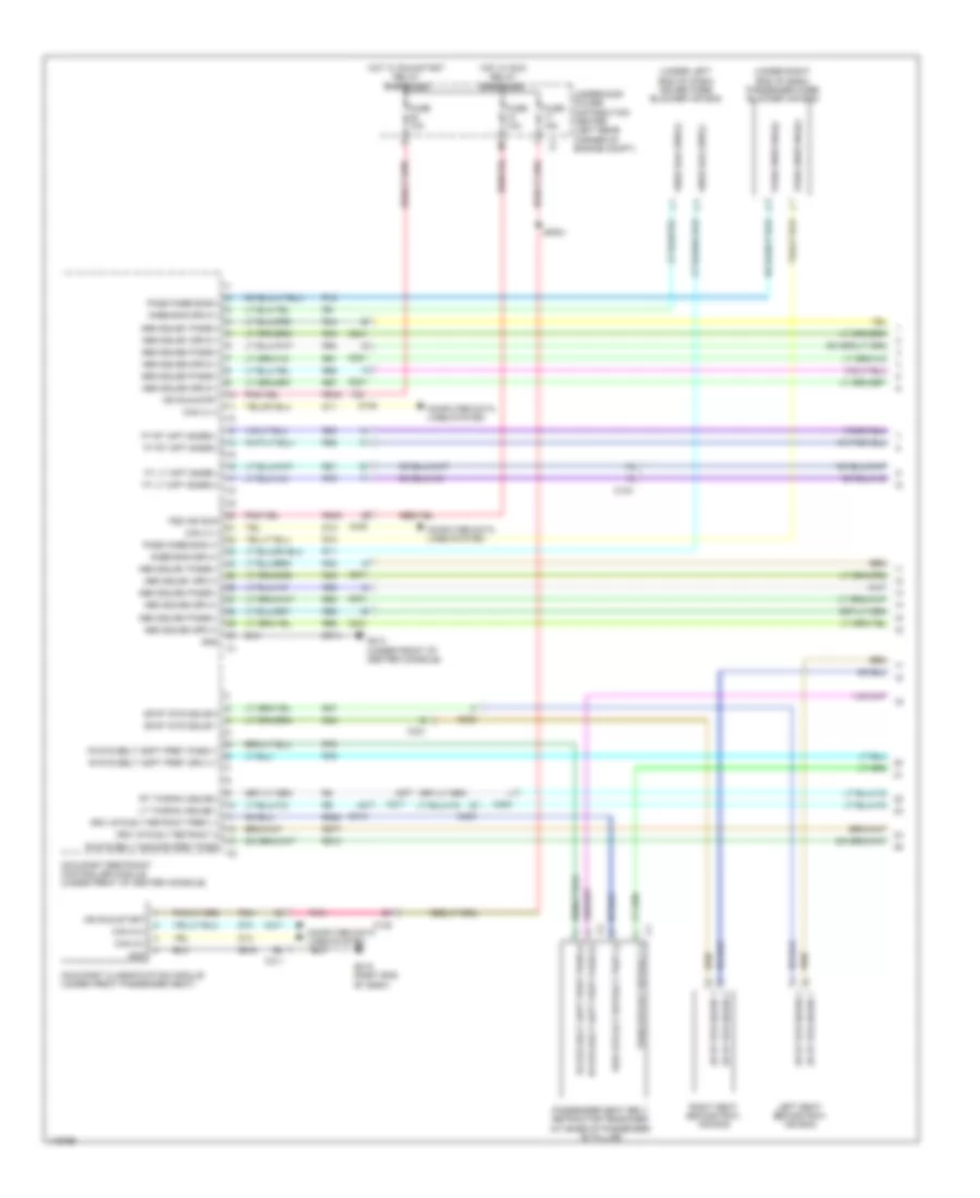 Supplemental Restraints Wiring Diagram 1 of 3 for Dodge Dart SE 2013