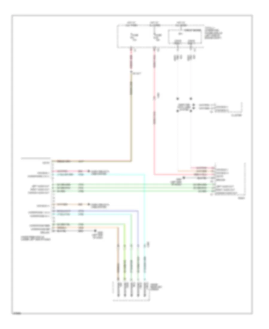 Navigation Wiring Diagram for Dodge Caliber Uptown 2011