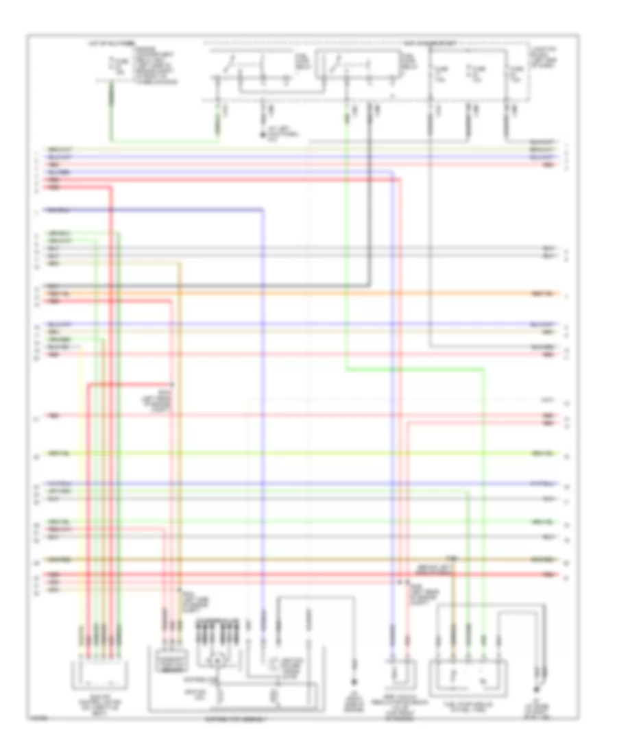 3.0L, Engine Performance Wiring Diagram, with Autostick (2 of 6) for Dodge Stratus SE 2004