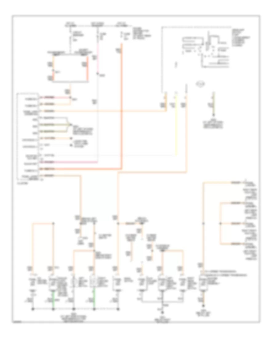 Instrument Illumination Wiring Diagram for Dodge Charger R T 2008