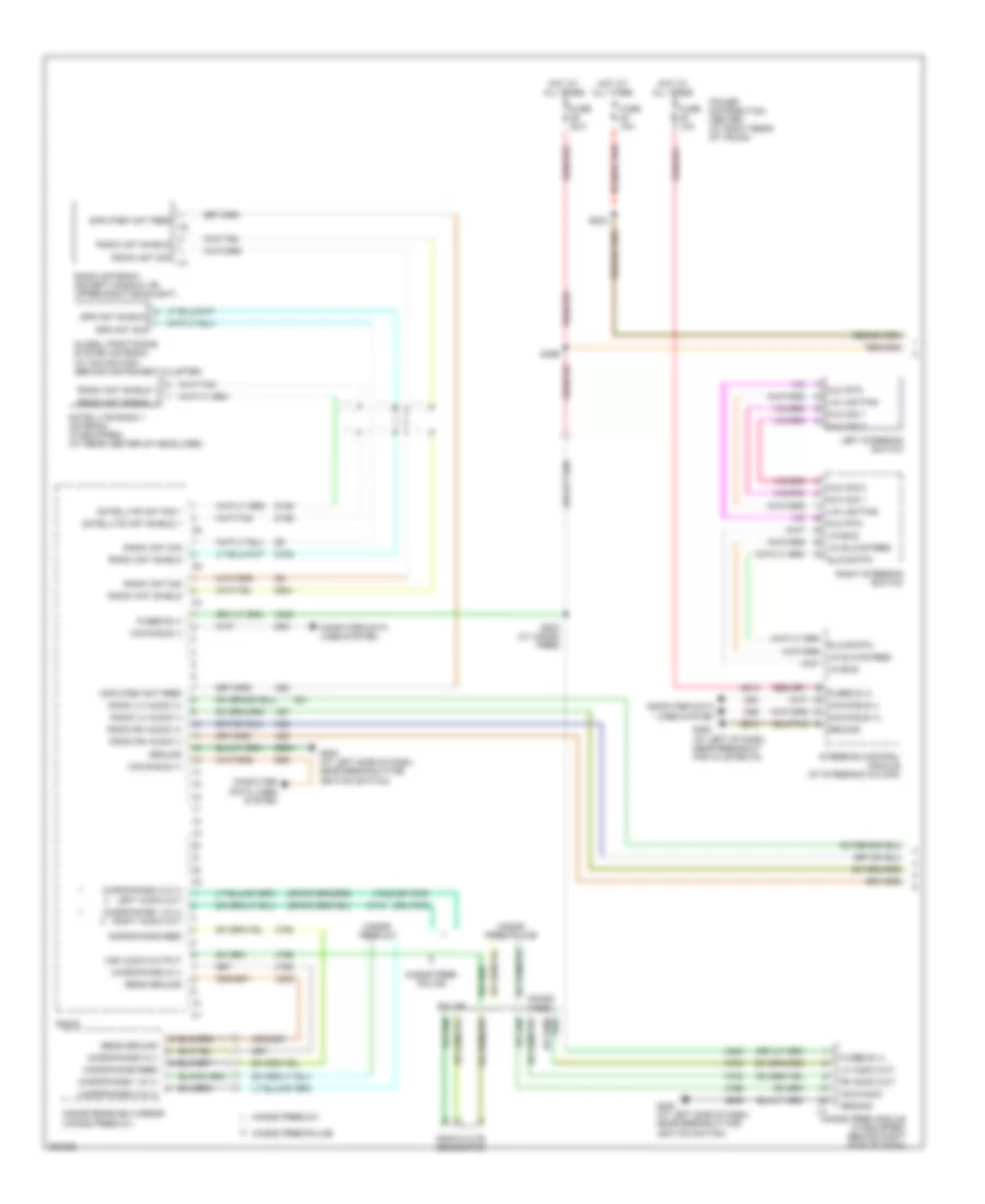 Radio Wiring Diagram, Premium (1 of 3) for Dodge Charger RT 2008