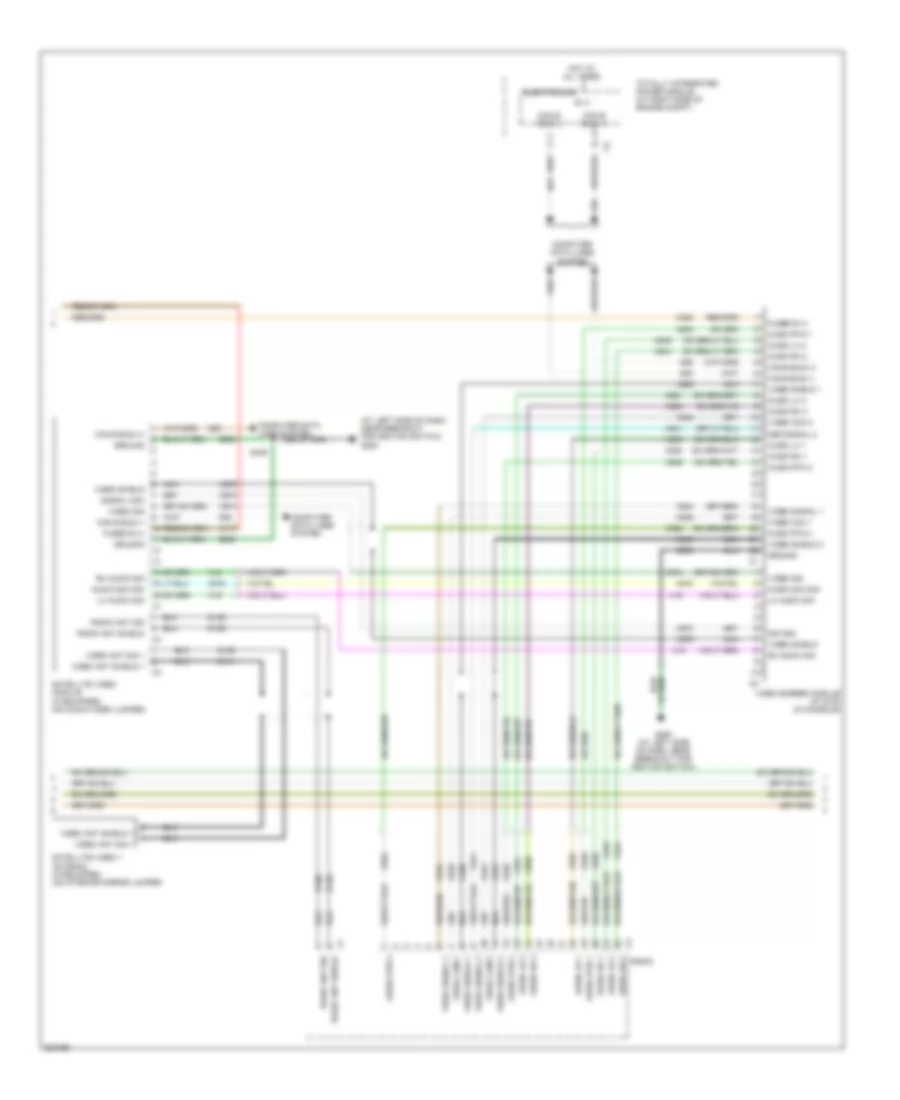 Radio Wiring Diagram, Premium (2 of 3) for Dodge Charger RT 2008