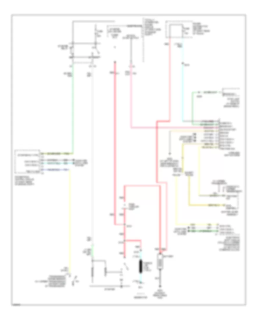 Starting Wiring Diagram for Dodge Charger RT 2008