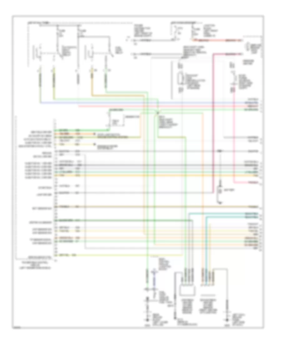 3.0L, Engine Performance Wiring Diagrams (1 of 3) for Dodge Caravan 1997