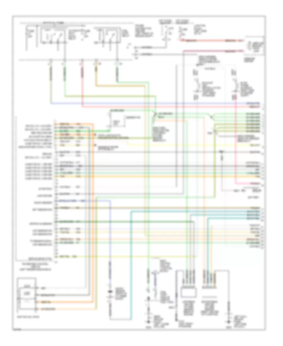 3.8L, Engine Performance Wiring Diagrams (1 of 3) for Dodge Caravan 1997