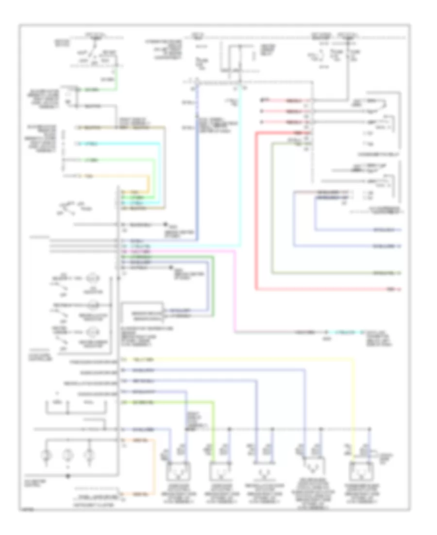 Air Conditioning Wiring Diagram 1 of 2 for Dodge Cab  Chassis R2003 2500