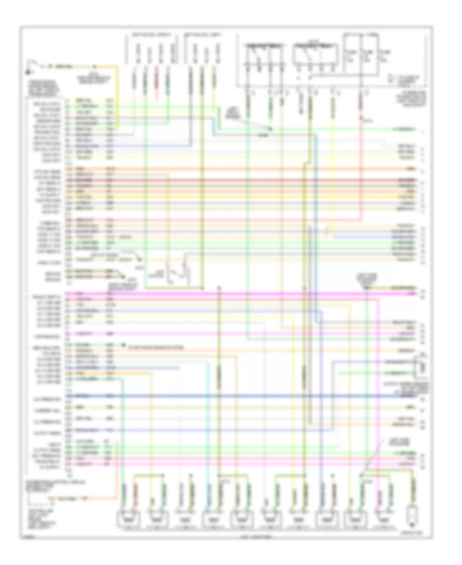 8.0L, Engine Performance Wiring Diagram (1 of 3) for Dodge Cab  Chassis R2500 2003