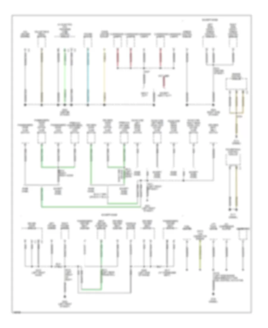 Ground Distribution Wiring Diagram (3 of 3) for Dodge Cab  Chassis R2500 2003