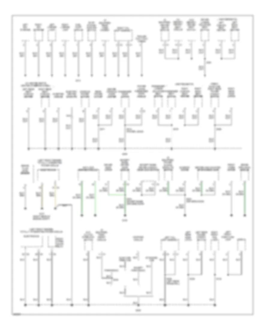 Ground Distribution Wiring Diagram 2 of 2 for Dodge Pickup R2009 2500