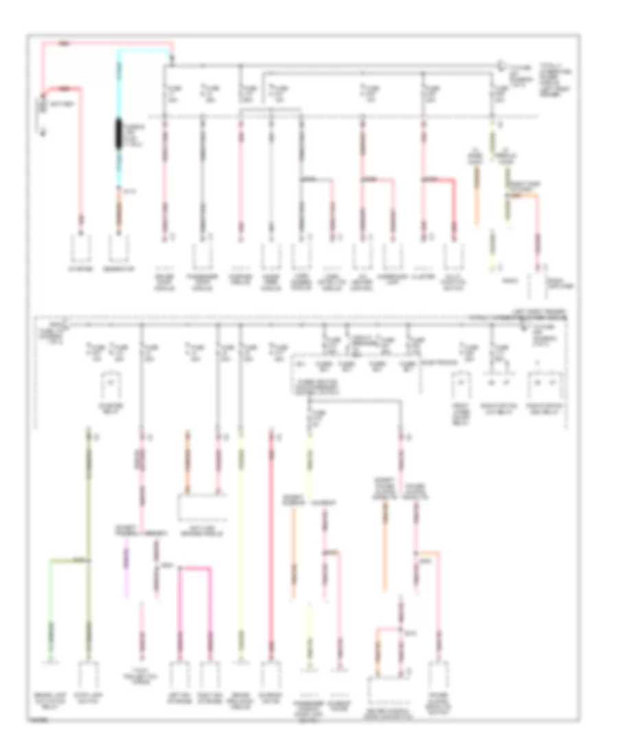 Power Distribution Wiring Diagram 1 of 3 for Dodge Pickup R2009 2500