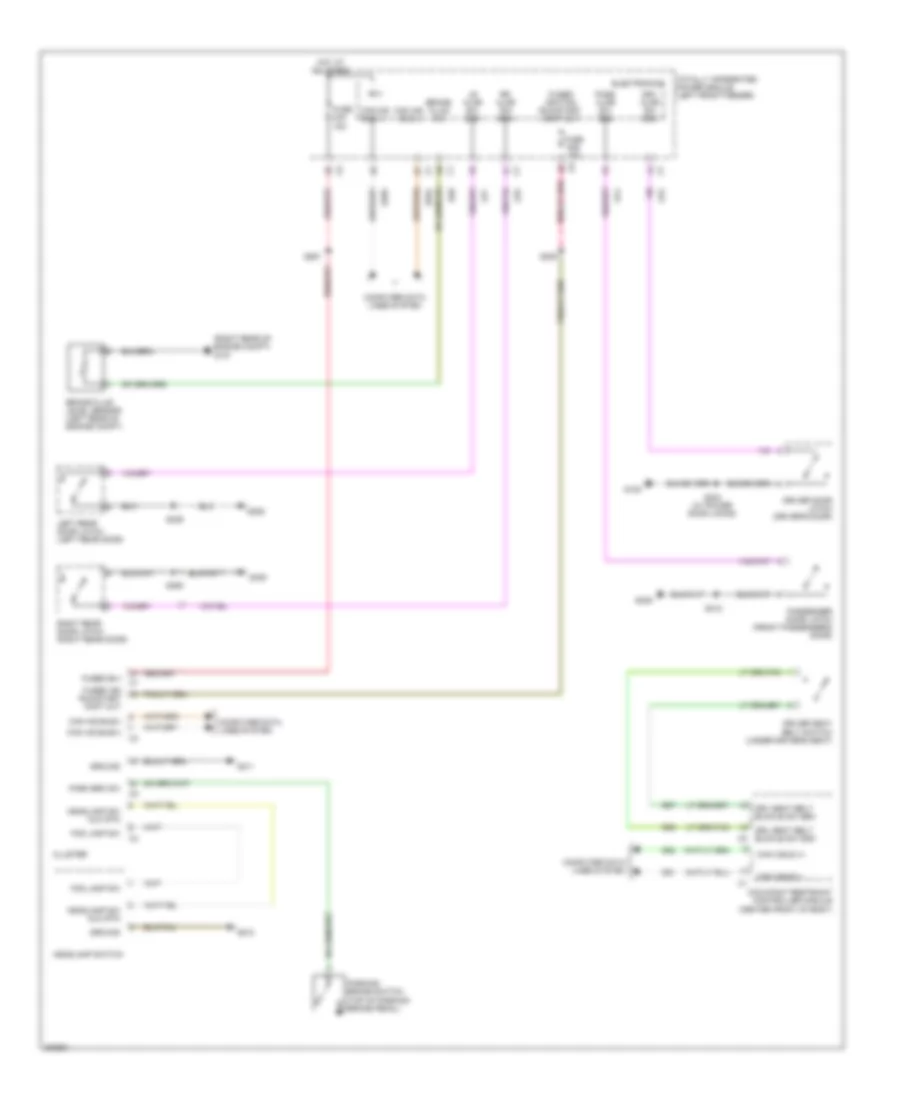 Warning Systems Wiring Diagram for Dodge Pickup R2009 2500