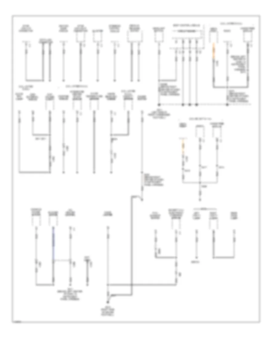 Ground Distribution Wiring Diagram 3 of 4 for Dodge Dart SXT 2013