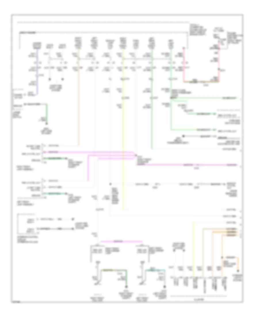 Exterior Lamps Wiring Diagram 1 of 2 for Dodge Challenger R T 2011